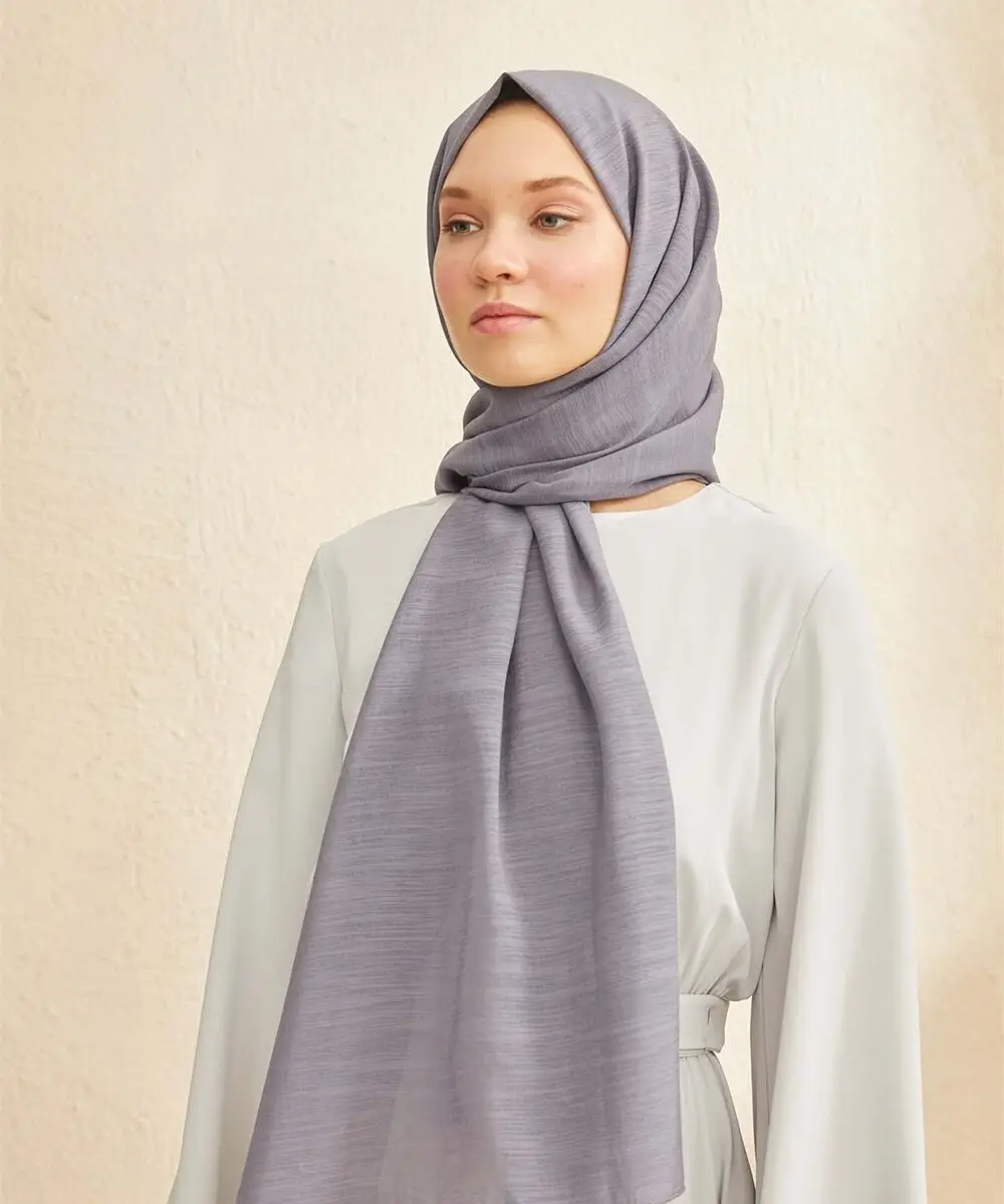 

Salland Elena Purple Color Shawl Trend Fashion Women's Hijab Scarf Shawl Scarf Comfortable Use in All Seasons Wraps Easy to Shape Flexible Anti-Wrinkle Quality Silk Fabric Hijab Clothing Accessory Shawls ELEMO-00001