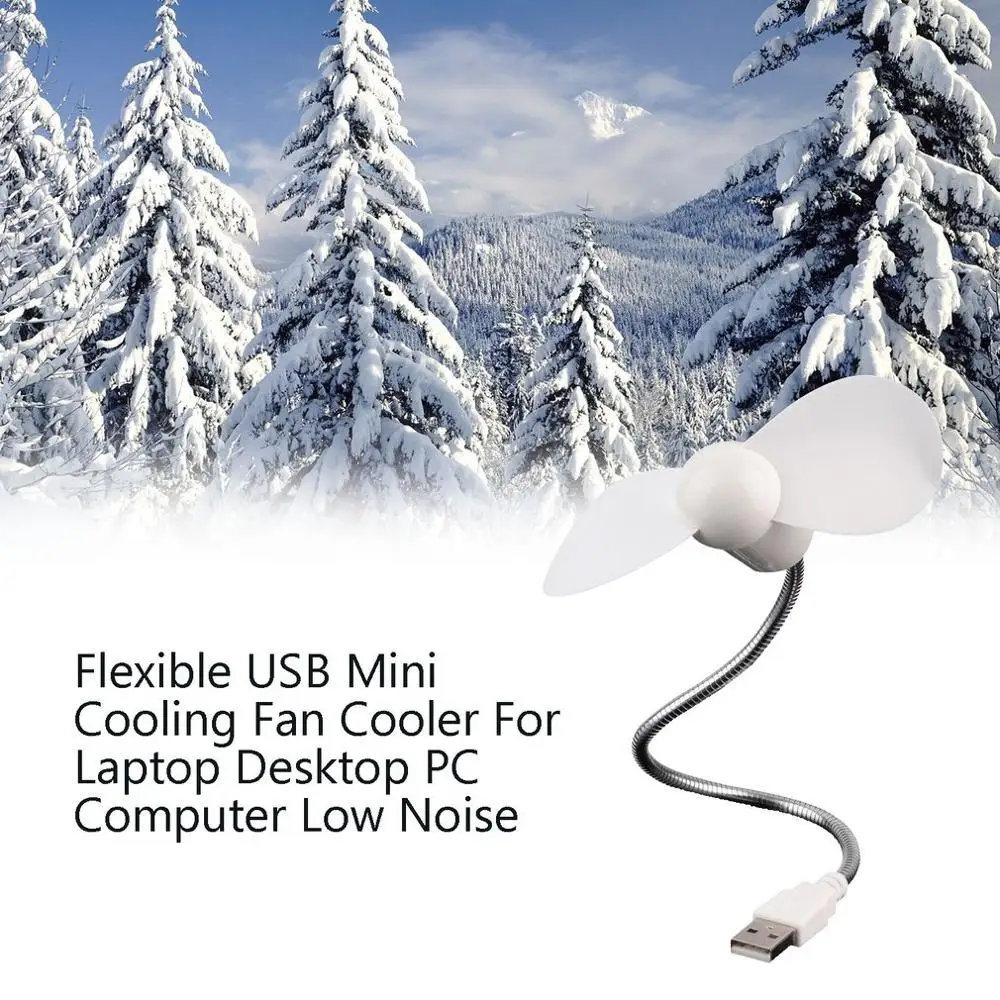 1 шт. гибкий мини USB вентилятор охлаждения кулер для ноутбука Настольный ПК компьютер портативный вентилятор низкий уровень шума и низкое энергопотребление