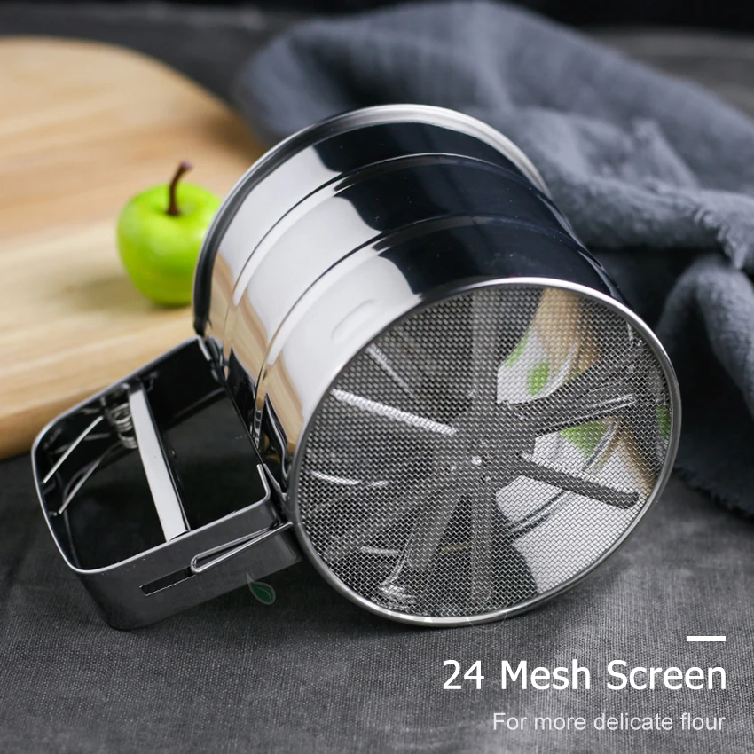 Сито для муки MEMDOO из нержавеющей стали полуавтоматические ручные инструменты