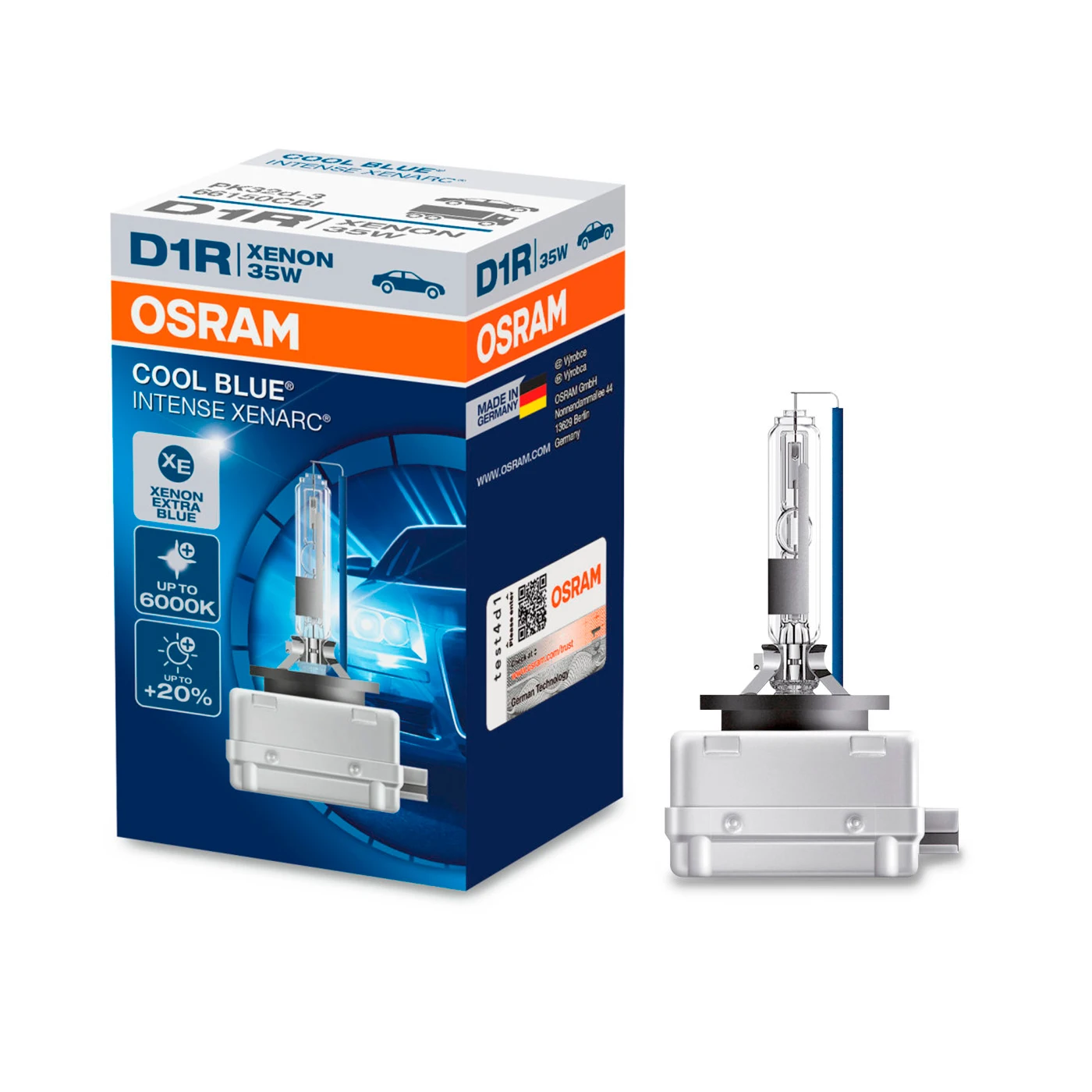Лампа ксеноновая Osram Xenarc Cool Blue Intense D1R 85V 35W PK32d-3 1 шт. | Автомобили и мотоциклы
