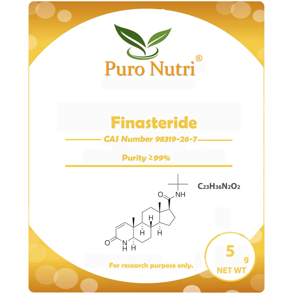 

PuroNutri Finasteride For Hairloss Treatment 99% Pharmaceutical Grade Cas 98319-26-7