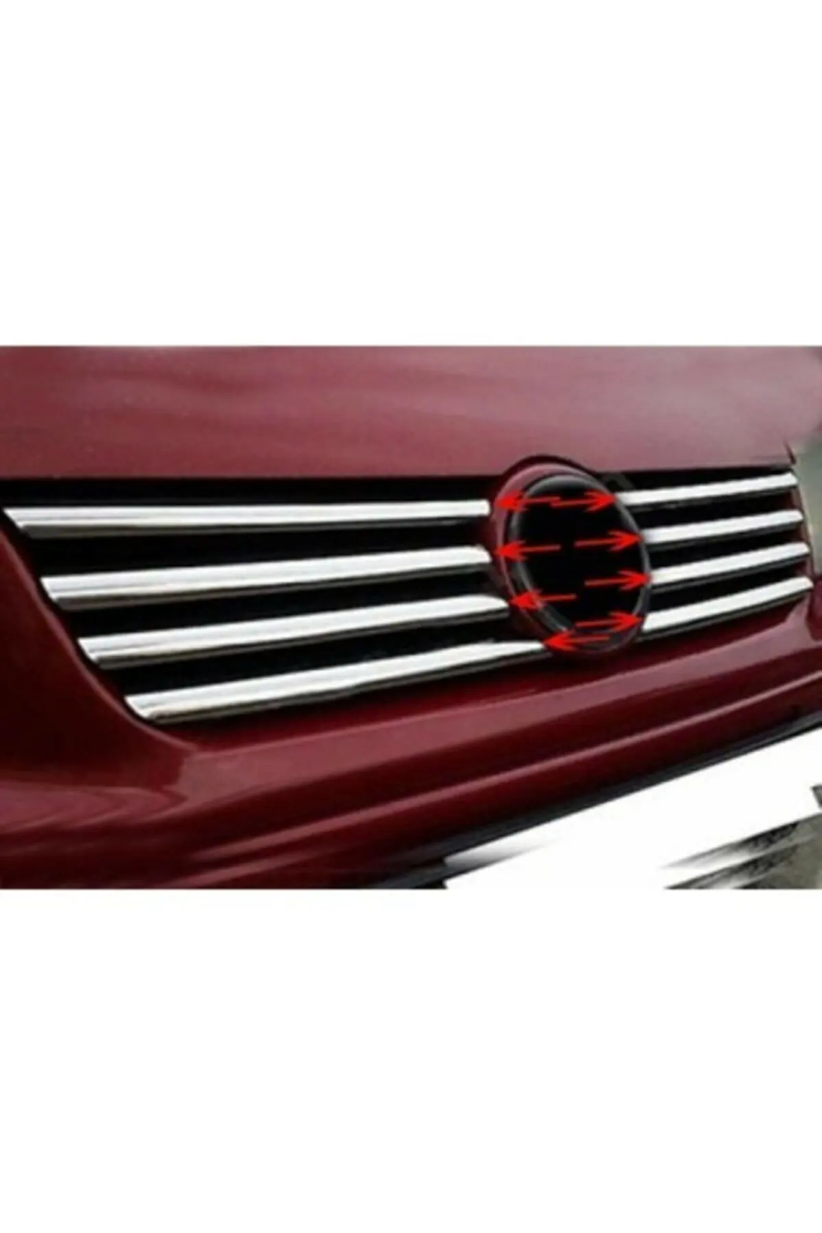 

Хромированная передняя решетка для Vw T5 транспортера 2003-2010 8par ça, Запчасти и аксессуары для автомобиля из нержавеющей стали