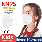 FFP2 Mascarillas KN95, детей, с рисунком маски, 5 слоев уход за кожей лица маска KN95 для мальчиков и девочек респиратор защитная маска KN95 детей маски пыленепроницаемый