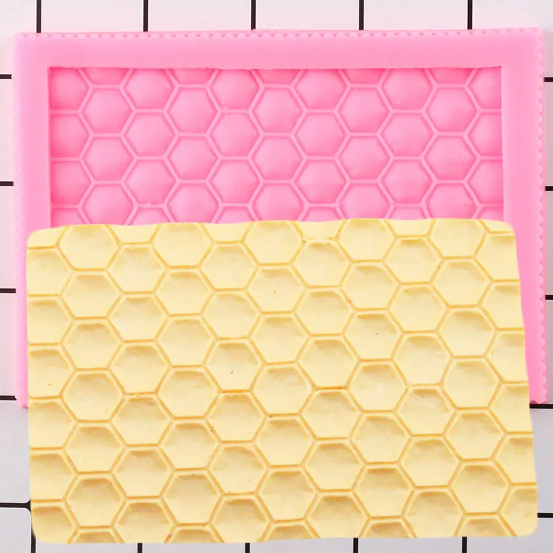 

Ячеистая кружевная форма для выпечки печенья, зернистая силиконовая форма для торта, конфеты, полимерная глина, формы для шоколада