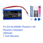 Батарейка LGABB4186 для пульта дистанционного управления DJI GL358WB Phantom 3 4K Phantom 3