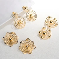 jewelry 2022 new copper flower shape jewelry for women earrings pendant romantic sets for wedding party anniversary trendy