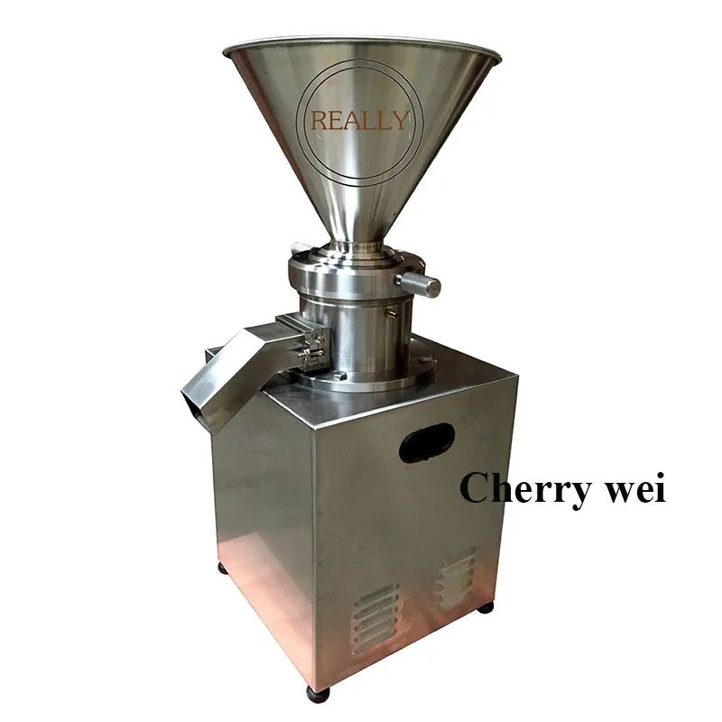 

Hot sale CE automatic peanut butter colloid mill production line sesame paste seed grinder maker machine