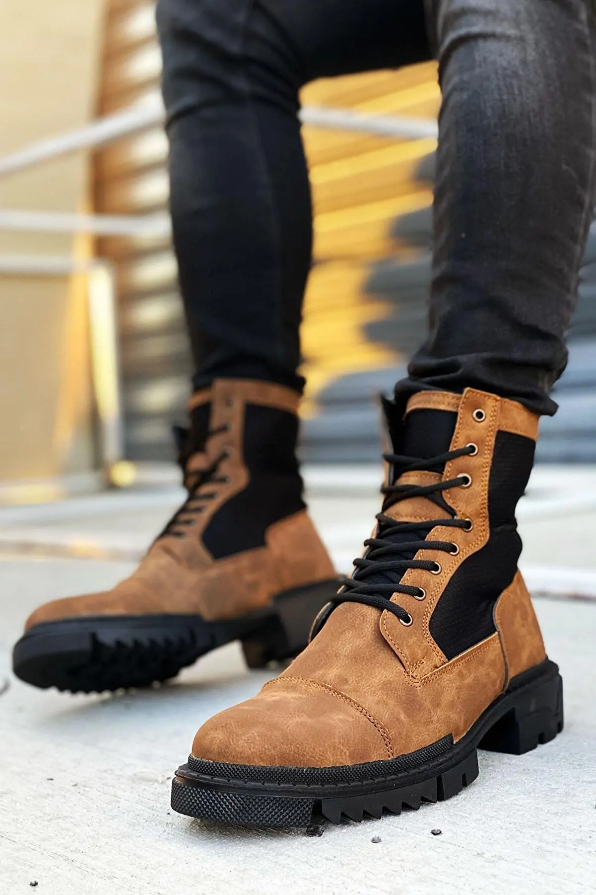 

Men Boots Autumn Comfy Durable outsole Winter Fashion Shoes Men 2021 2022 Casual Boots Design High Quality Warm Wİner Healty