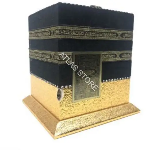 

Коран-я Керамические коробки Kaaba модели 20*20 см Kabe модель набор серебро или золото