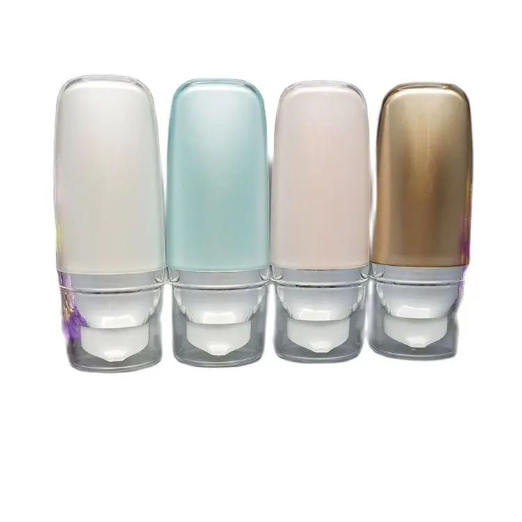 30 мл жемчужно белый/синий/Золотой/Розовый безвоздушный флакон для