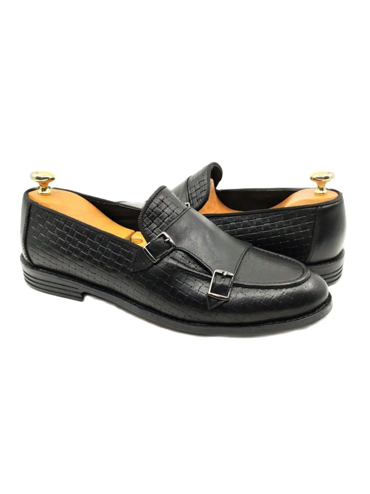 

DeepSEA Male Genuine Leather Shoes Double Iron Buckles Injection Based Business Office Career Casual Wedding Groom Meeting 2104497