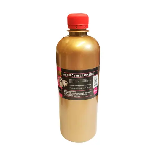 Тонер для HP Color LJ CP 3525 3530 4025 4525 M551 (фл 140 Magenta красный Chemical MKI) Gold ATM |