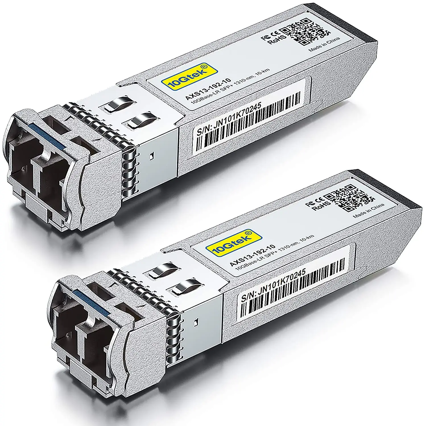 

2-PCS 10G SFP+ LR Transceiver 10GBASE-LR Modules SFP-10G-LR-S 1310-nm for Cisco