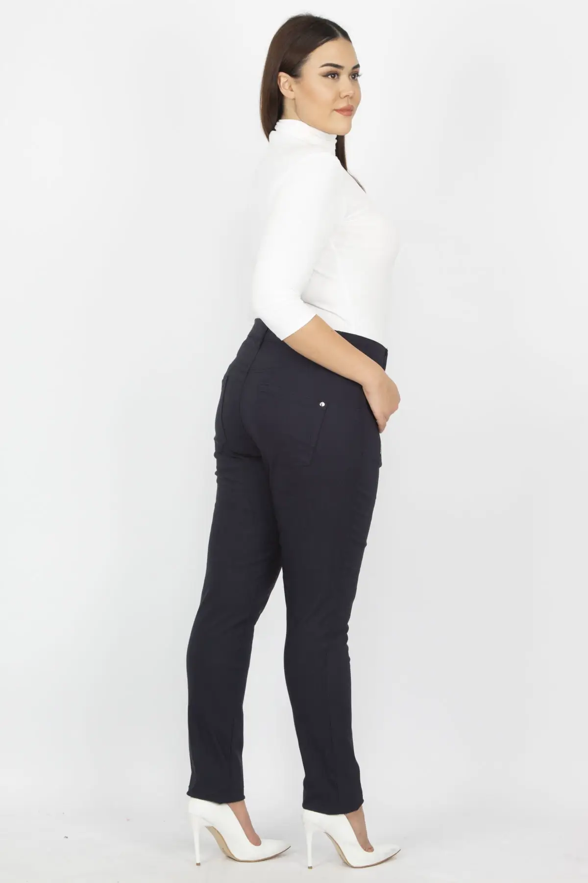 Женские брюки на молнии Sans Textile 65 N14127 | Женская одежда