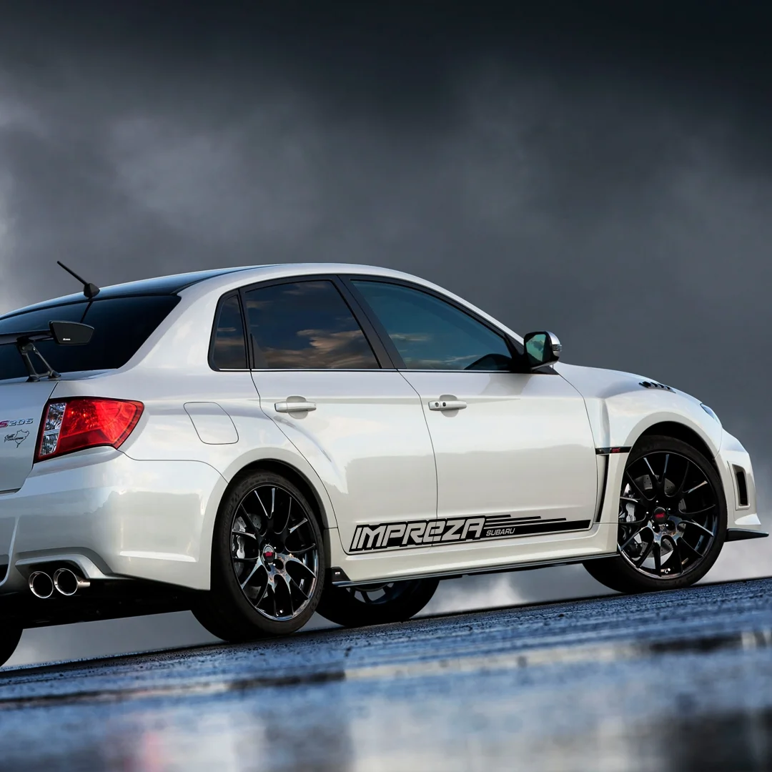 Наклейка на борта для SUBARU IMPREZA виниловая наклейка стикер борт |