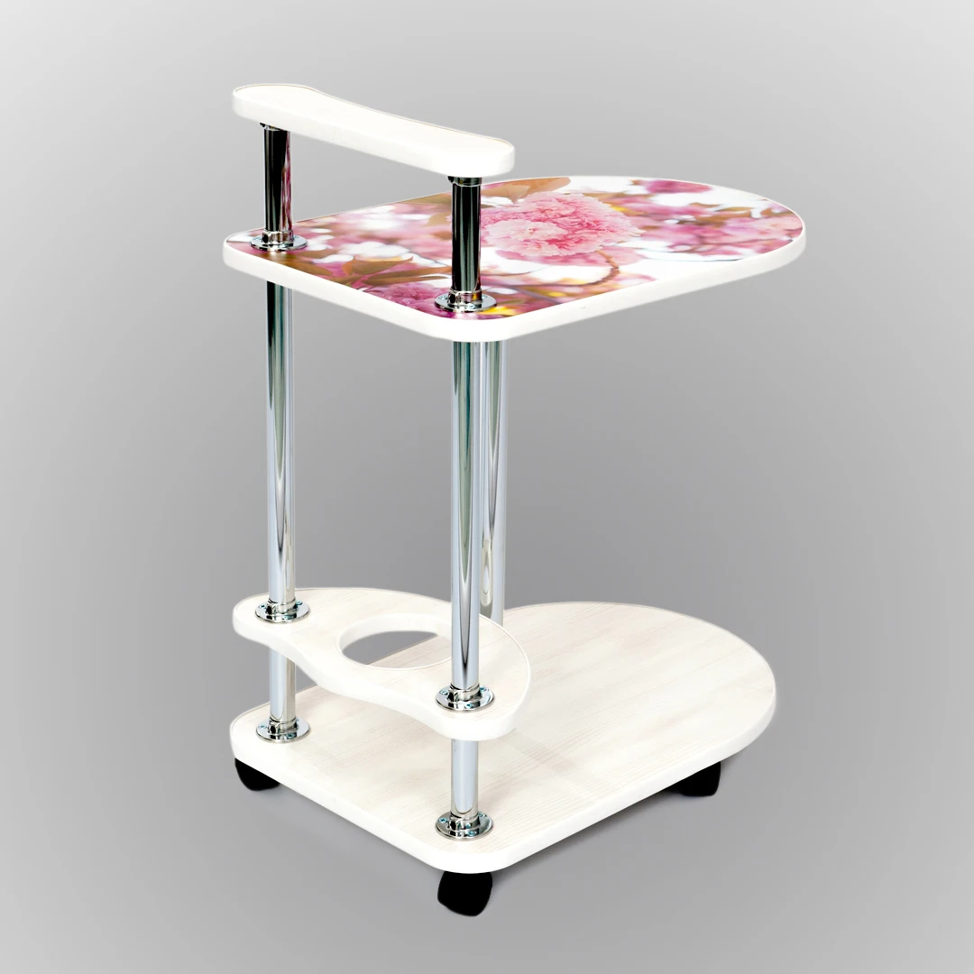 Сервировочный стол &quot26 г&quot с фотографией на столешнице|Журнальный столик| |