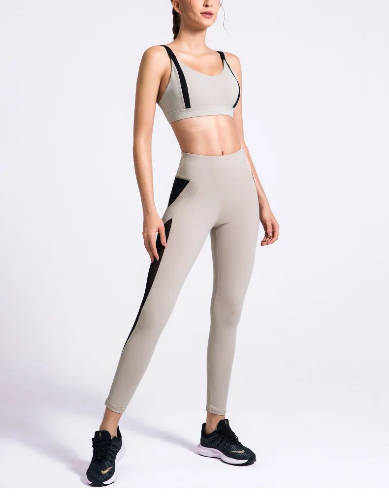 

Training Set Women 2 Piece Yoga Fitness Clothes Exercise Sportswear Legging Bra Gym Clothes