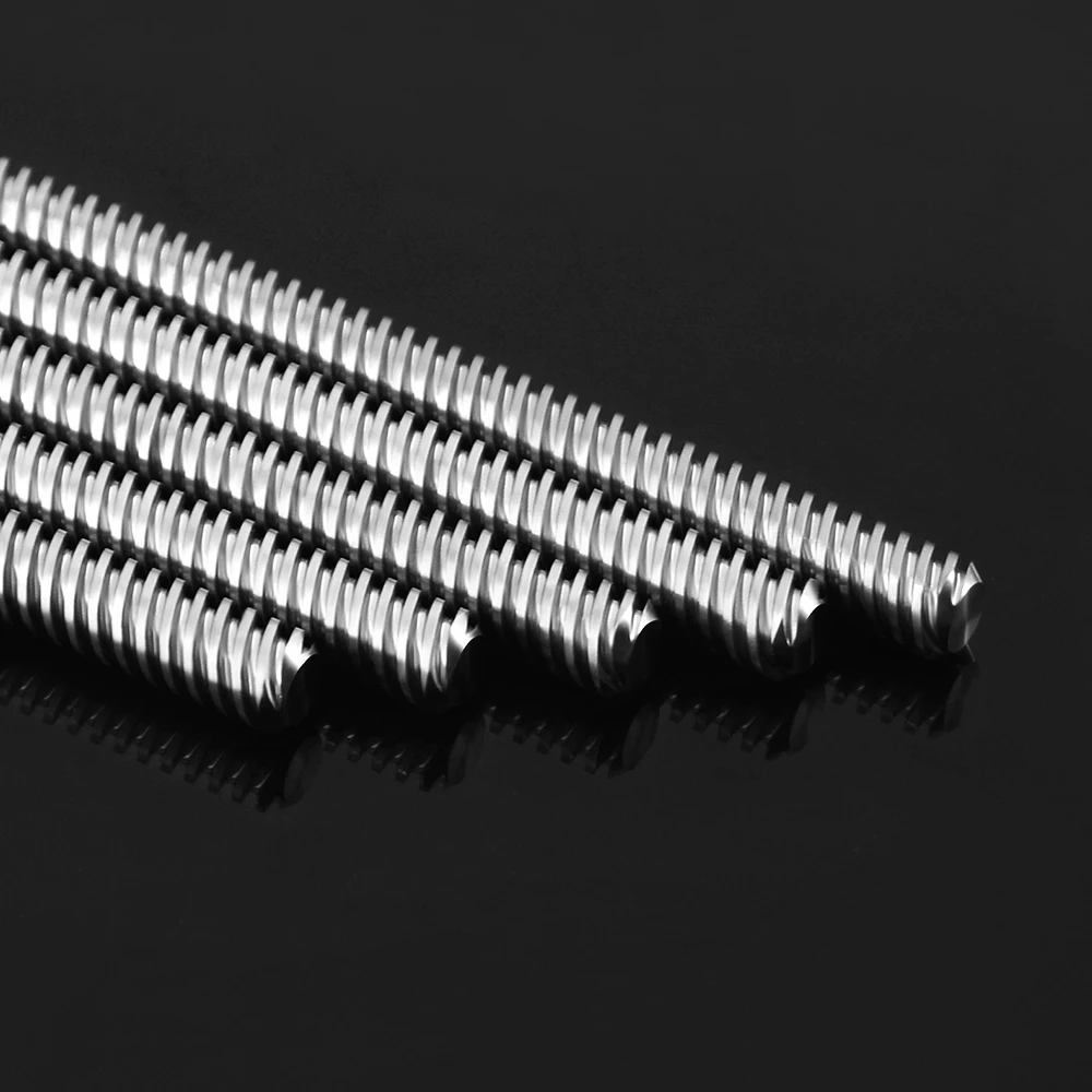 Трапециевидный выводной винт T8 2 мм вывод 200 250 300 350 375 400 450 500 с латунной гайкой для