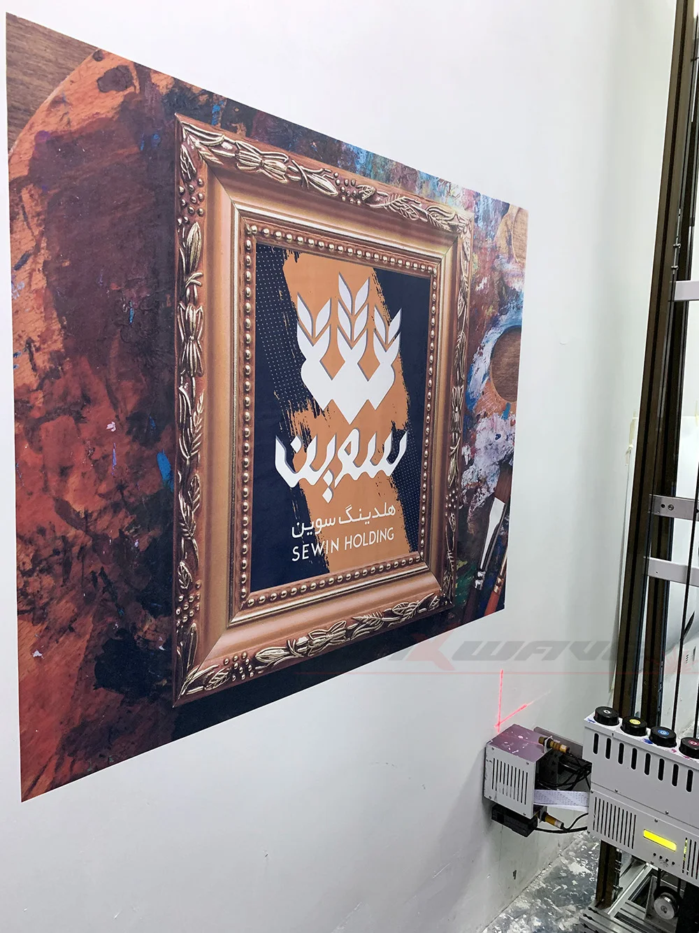 

Zeescape Wall Printing Machine 3D Vertical Printer / Digital Varnish Inkjet