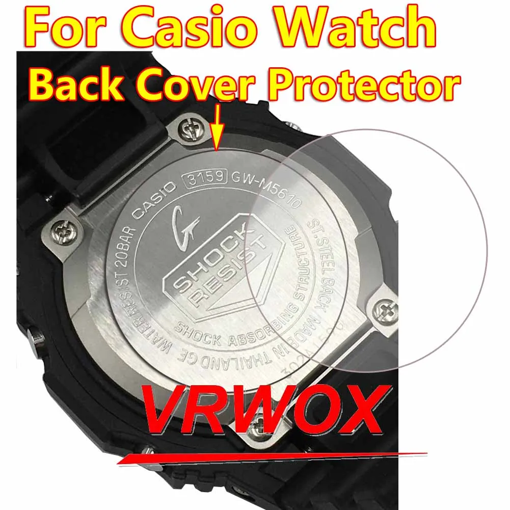 3Pcs 【Back Cover】TPU Protector For Casio G Shock DW-5600 B5600 GW-M5610 GMW-B5000 GBX-100 GBD-200 DW-5600E  DW- 5035   Film