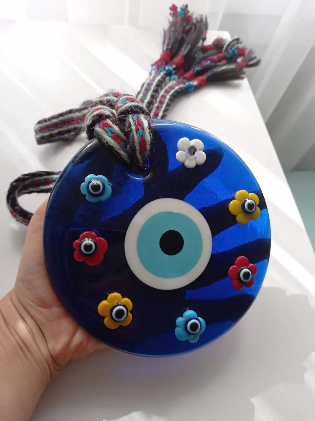

Evil eye bead, negative energy, abundance luck produced in Turkey