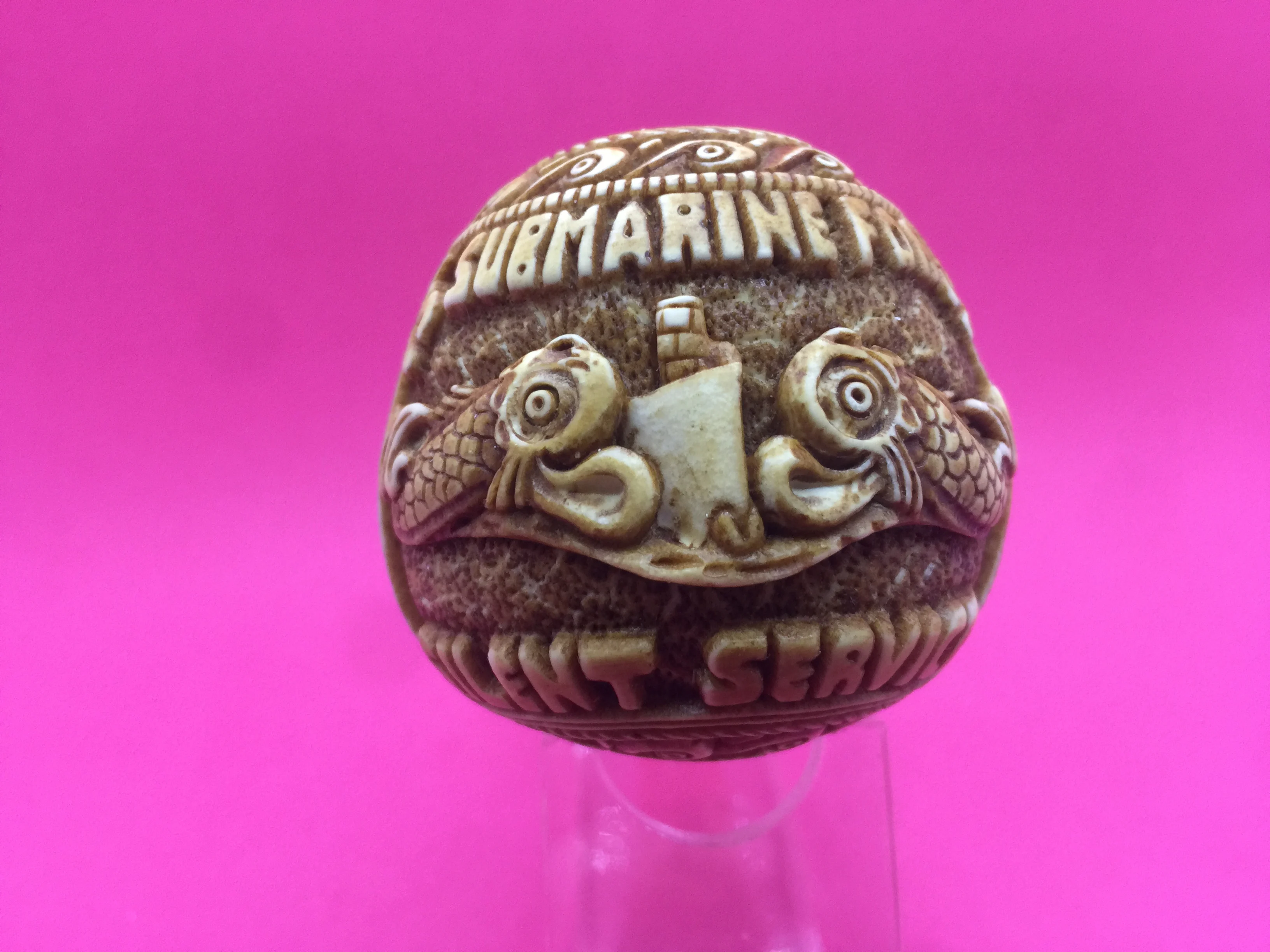 Submarine logo meerschaum pipe english smook tobacco |