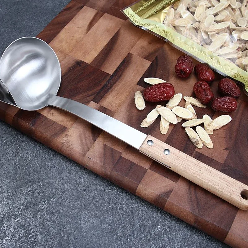 Stainless Steel Oil Filter Soup Spoon Long Handle Cooking Ladle Colander Tools Kitchen Supplies Home Gadgets | Дом и сад