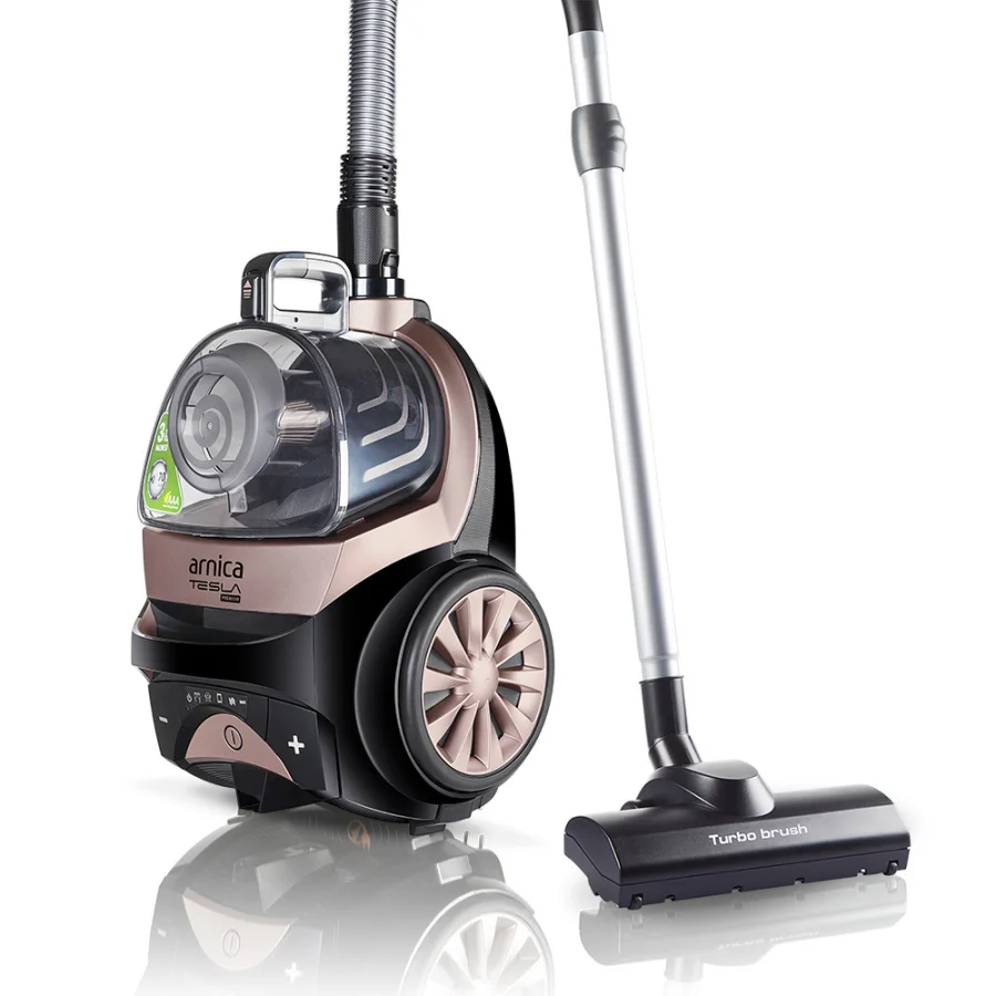 Tesla Bagless Cyclonic Dry Vacuum Cleaner 750 Watt Strong Suction Cyclone Dust Collector with HEPA Filter Sweeper | Бытовая техника