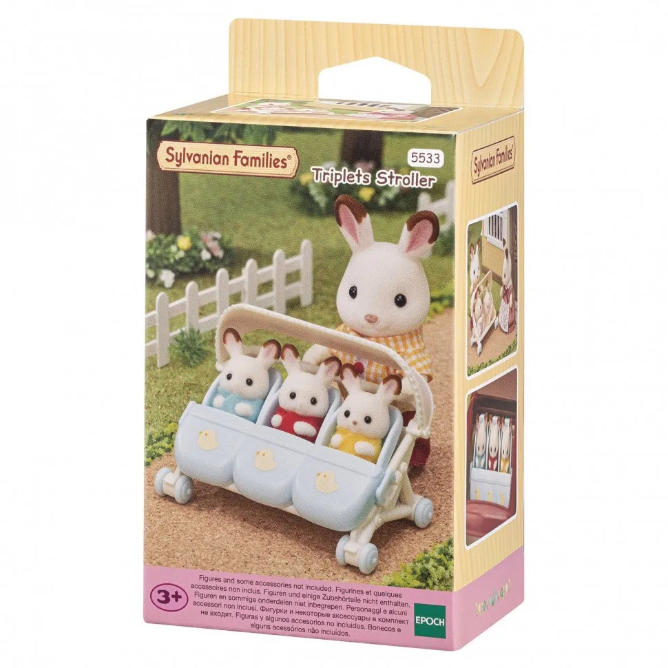 Набор Sylvanian Families Коляска для тройняшек 5533 | Игрушки и хобби