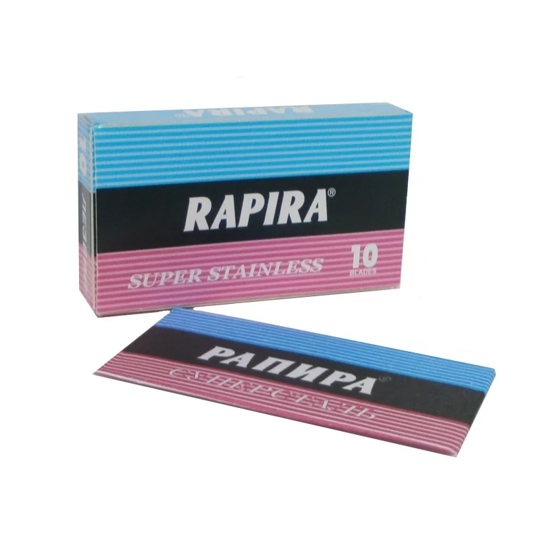 Лезвия для бритвы RAPIRA Super из нержавеющей стали с двойным лезвием от AliExpress WW