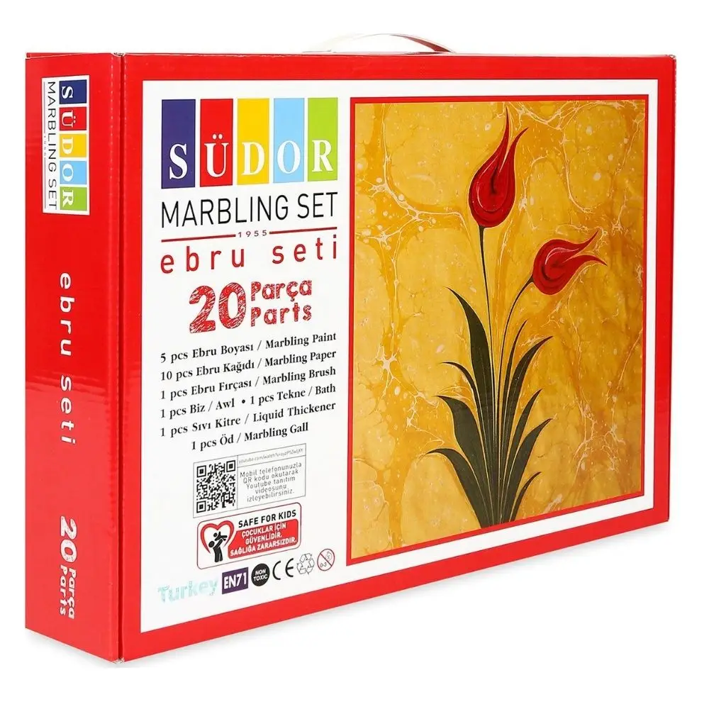 Гидрографический переносной творческий набор для рисования на воде мраморных