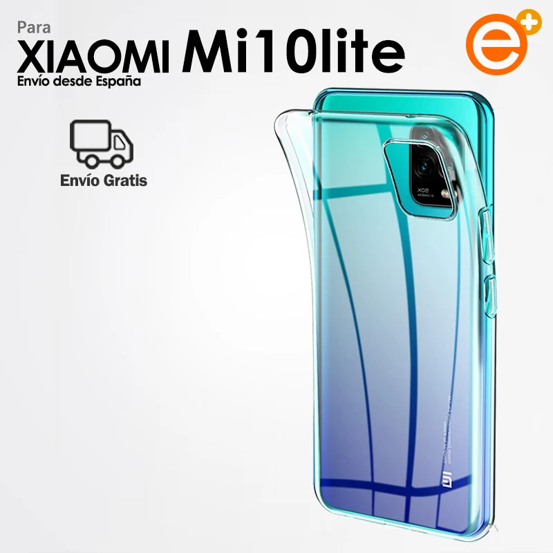 Фото Силиконовый чехол для Xiaomi Mi 10 Lite задняя крышка протектор прозрачный гель ТПУ