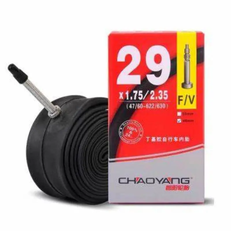 

29 Mountain Bike Inner Tubes Durable Butyl Rubber MTB Bicycle Replacement With Fit 29x1.75/2.3 Presta Valve 48mm