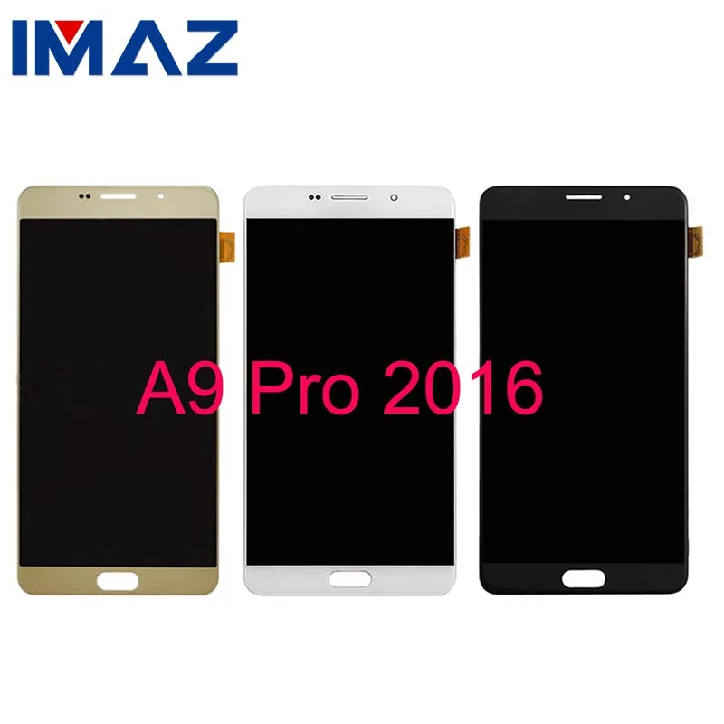 Дисплей IMAZ AMOLED для SAMSUNG GALAXY A9 Pro 2016 A910 A9100 A910F сменный сенсорный экран Duos LCD |