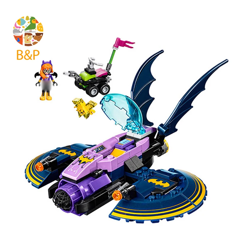 41230 208 шт. серия DC Super Hero Girl модель Batgirl Batjet Chase строительные блоки кубики