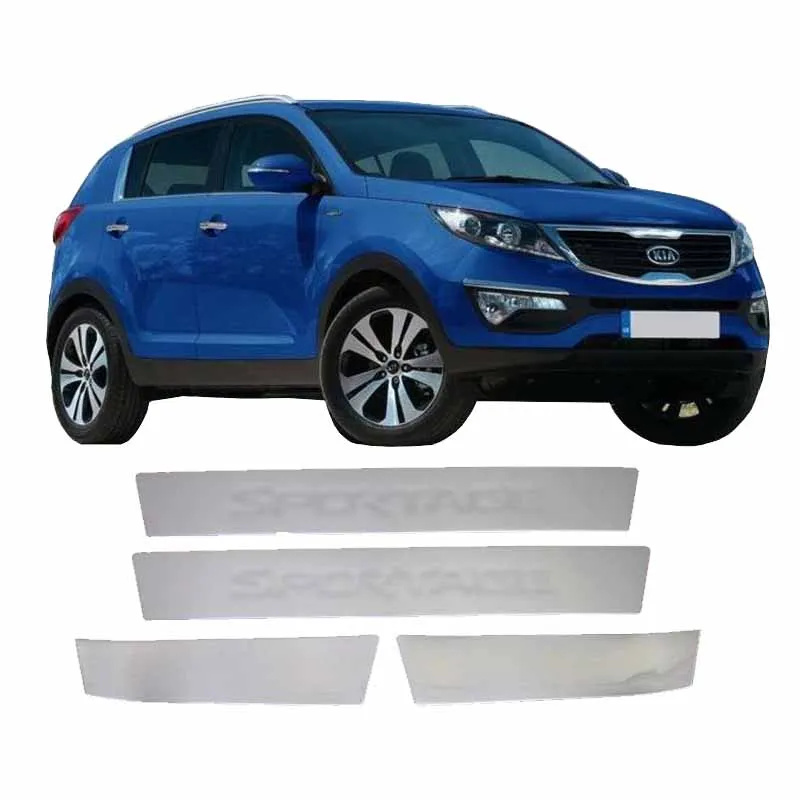 Автомобильный порог протектор порога Крышка для хромированного Kia Sportage III 4 шт.