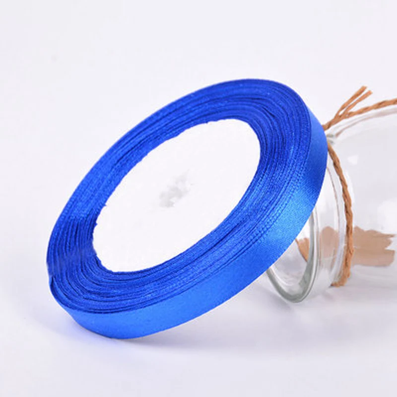 25 ярдов/рулон корсажные атласные ленты для свадьбы украшения рождественской