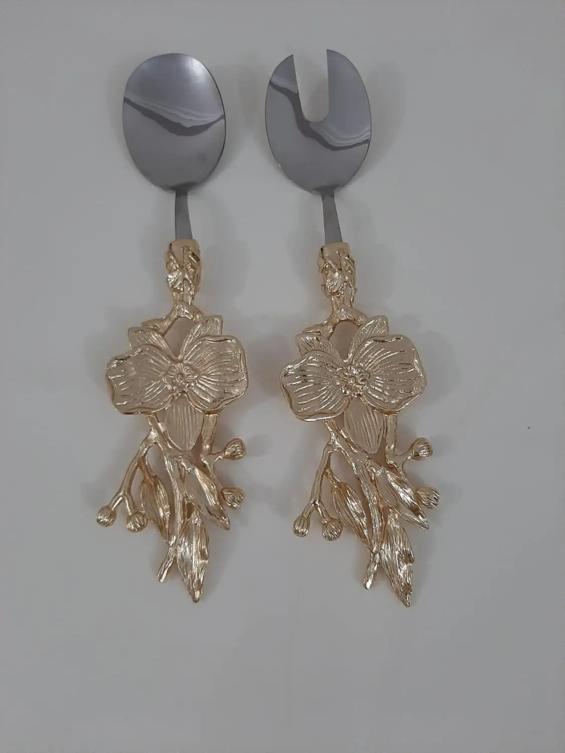 Orchid stainless steel serving spoon
