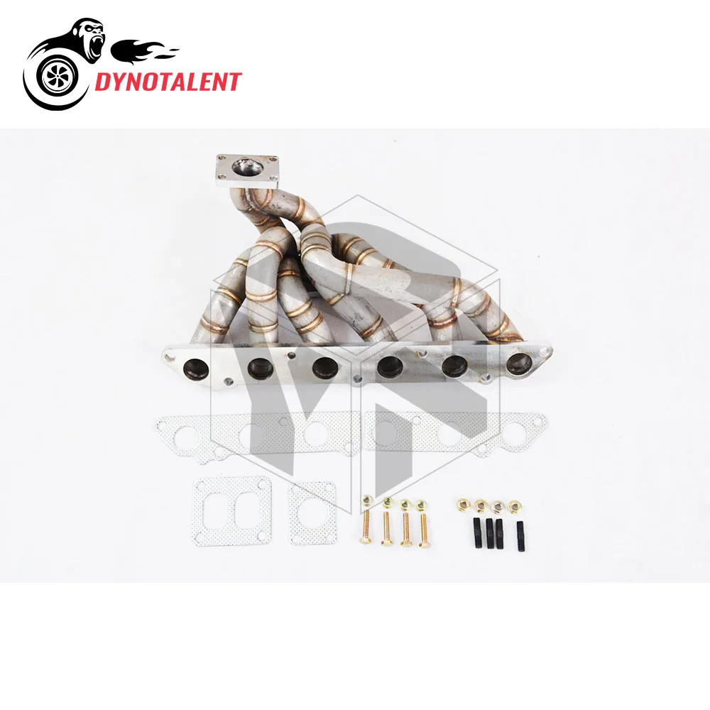 Двойная прокрутка DYN RACING SS304 T3 7 шт. турбо выхлопной коллектор SUPRA MK3 7M-GTE 1986-1993 |