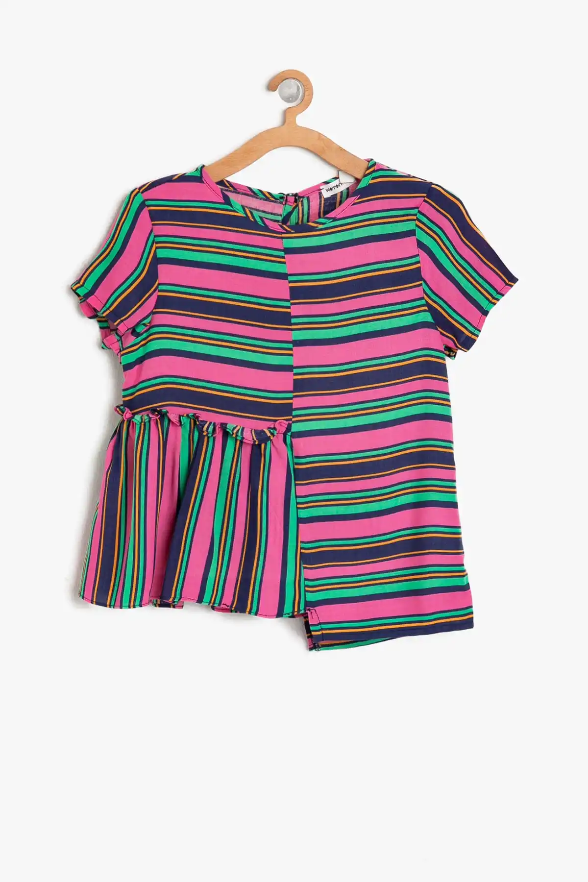 Koton Kids/темно-синяя детская блузка в полоску для девочек | Женская одежда