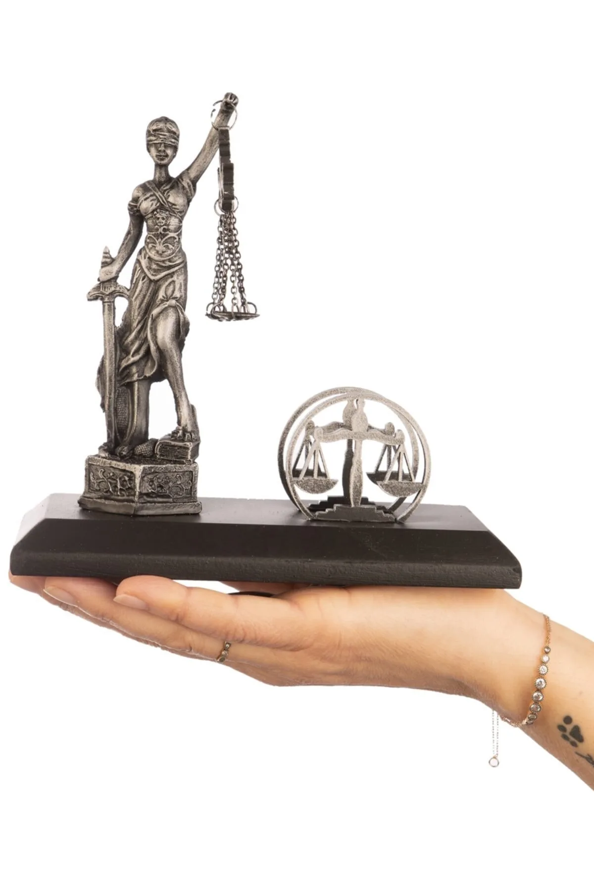 

Justice Card Holder Gift - Lawyer - Judge - Prosecutor Gift Set Handmade Quality Gift Set