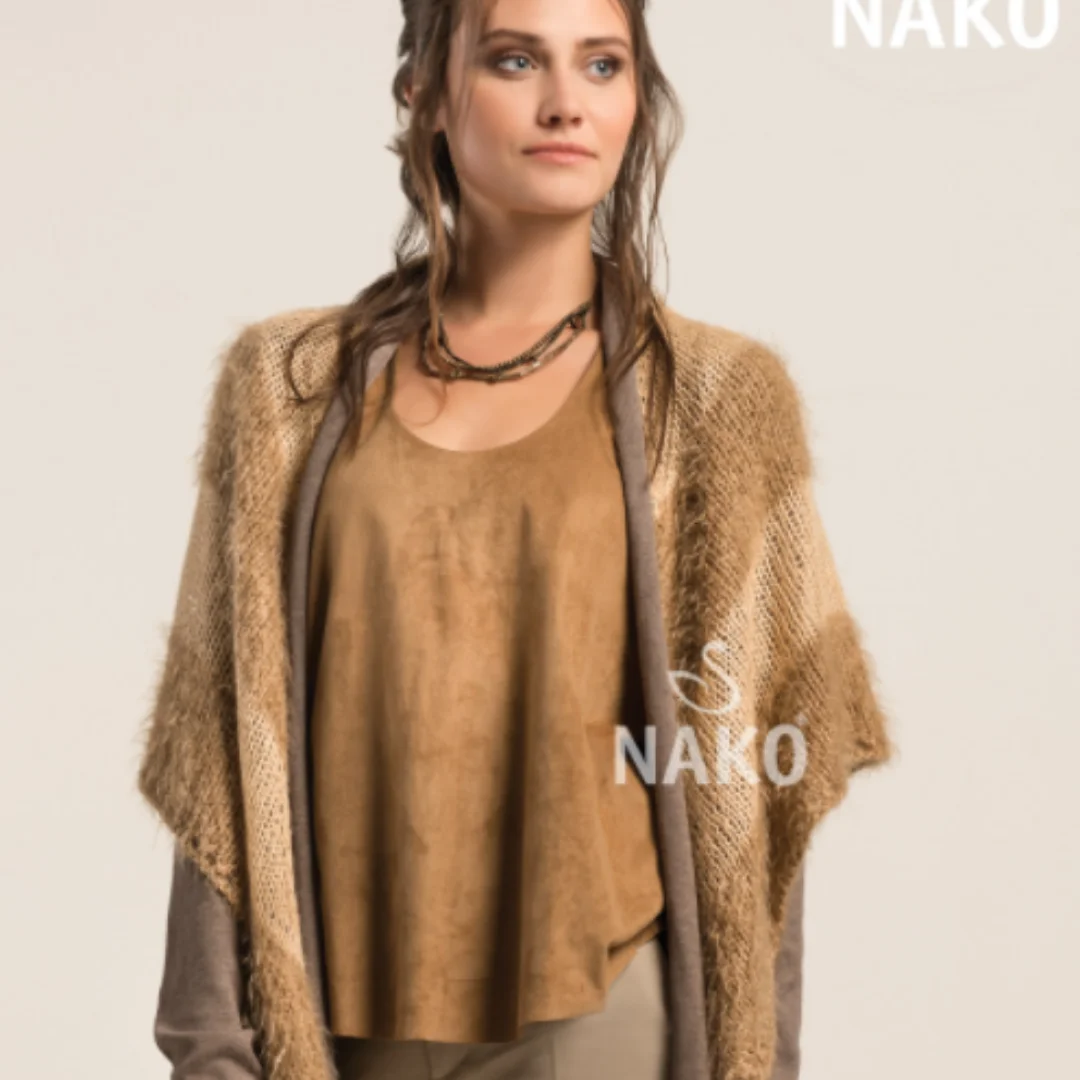 Nako Paris вязальная пряжа для вязания крючком акриловая шаль зимы шарф кардиган | Дом