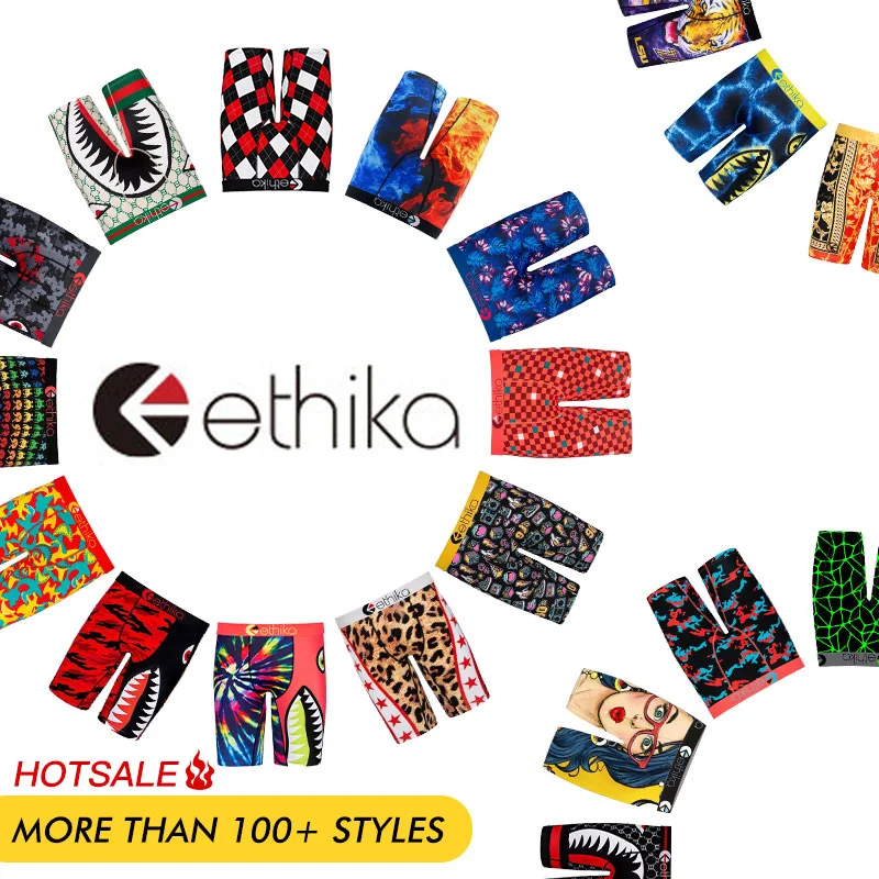 

Повседневное нижнее белье Ethika, шорты, мягкие и дышащие мужские персонализированные модные спортивные плотно прилегающие Ethika