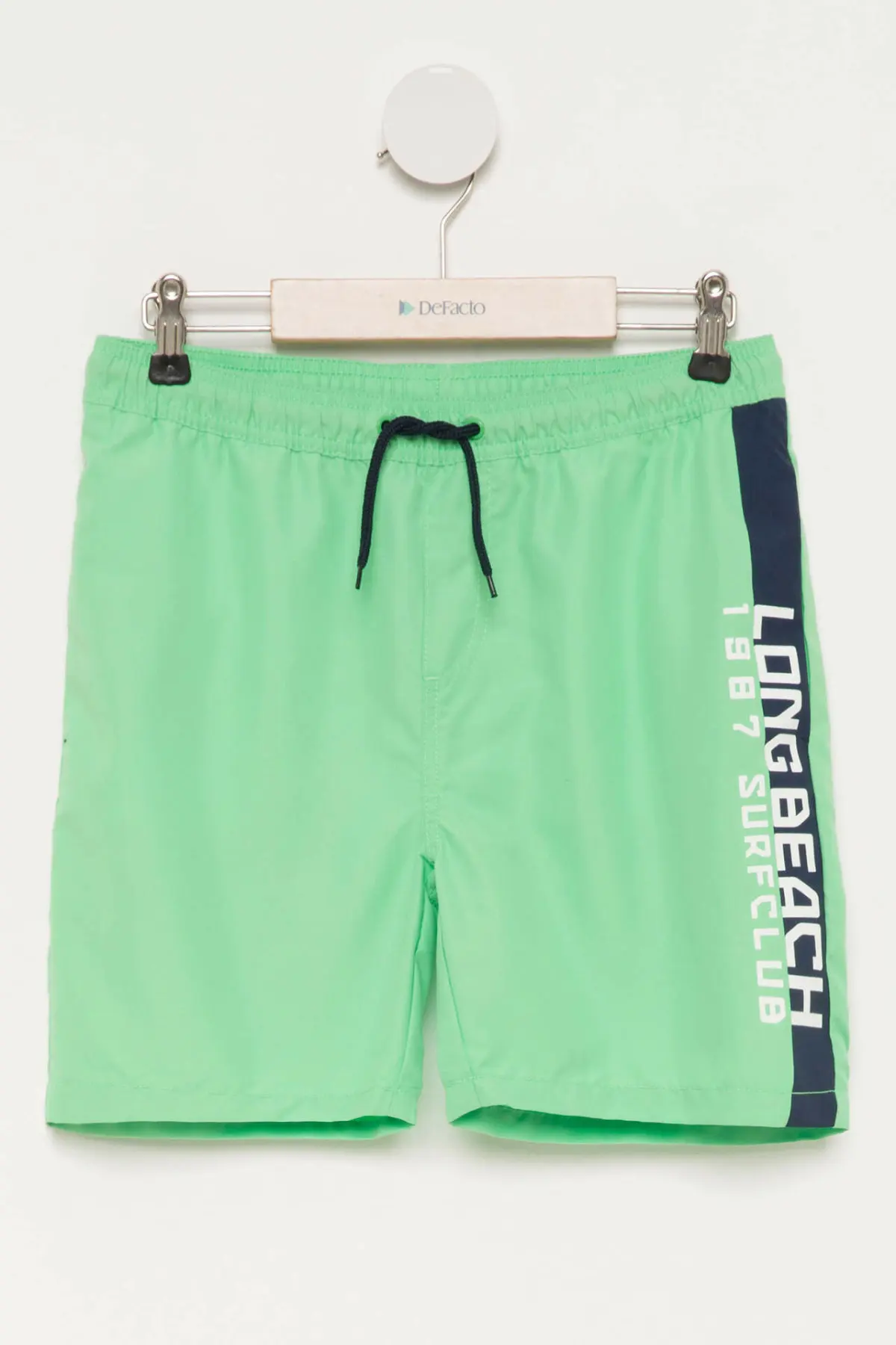 Летние тканые шорты для мальчиков DeFacto повседневные плавания на завязках Шорты с
