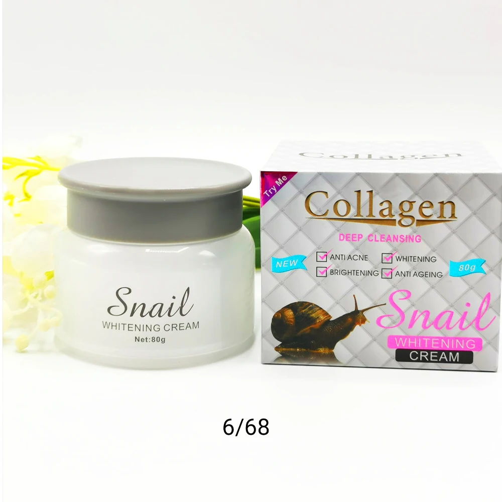 Collagen Омолаживающий крем для лица с муцином улитки и коллагеном омолаживающий