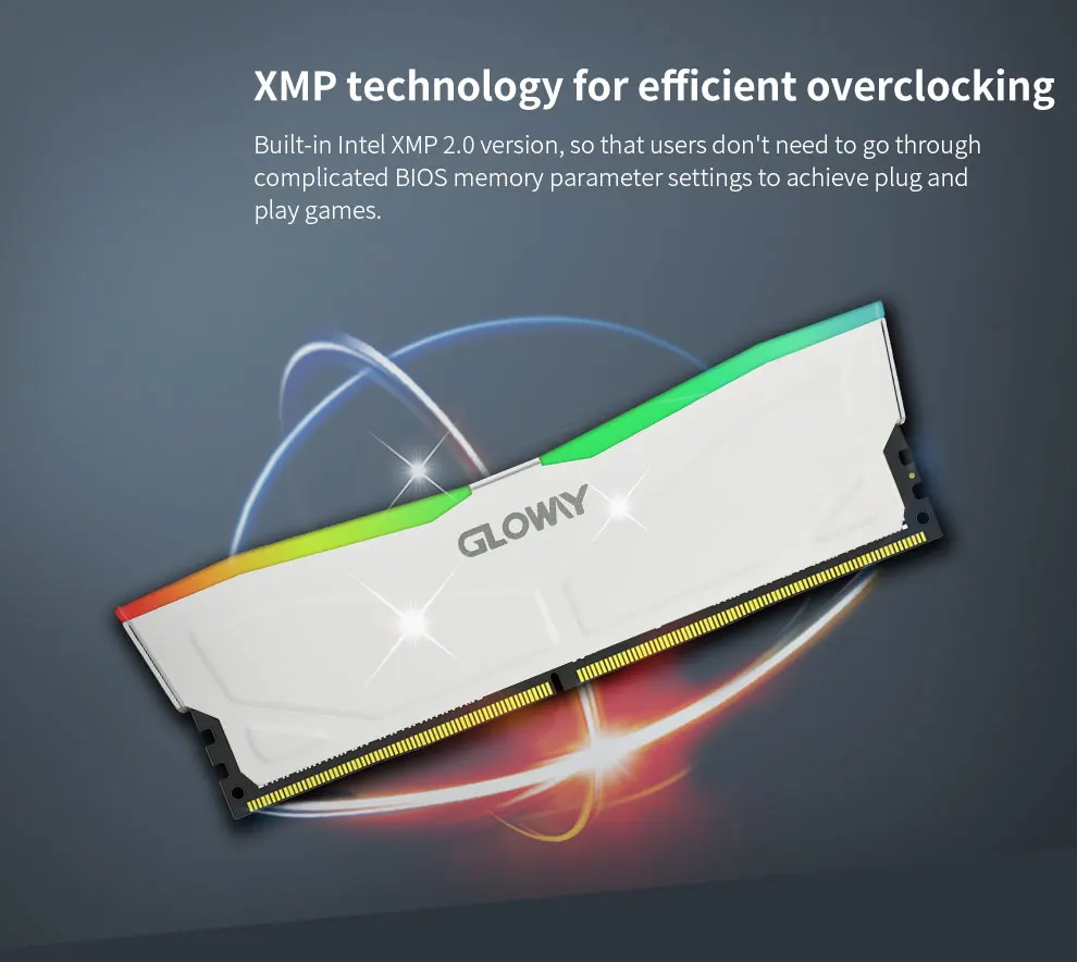 GLOWAY Ram DDR4 16gb 8gb pamięci RAM DDR4 3000mhz 3200MHz otchłań serii DDR4 RGB Ram XMP 288pin na pulpicie 1.35v 4 GLOWAY Ram DDR4 16gb 8gb pamięci RAM DDR4 3000mhz 3200MHz otchłań serii DDR4 RGB Ram XMP 288pin na pulpicie 1.35v 4