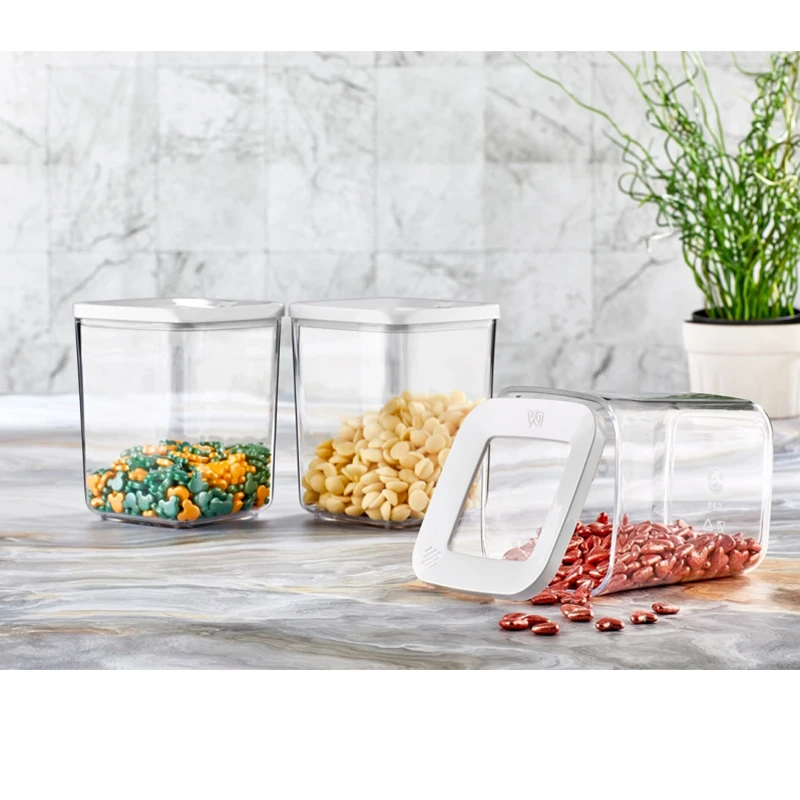 30 15 шт. Прозрачный квадратный контейнер для хранения Коробка пищевых продуктов