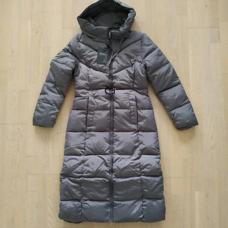 

New Thick Women's Winter Jacket Snow Coat with Hood Casual Cotton Padded Black Long Coat Slim Warm Parka Autumn Overcoat Female