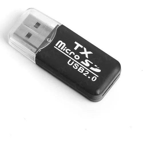 TX USB2.0 External microSD Card Reader-Black (TXACUCR204)