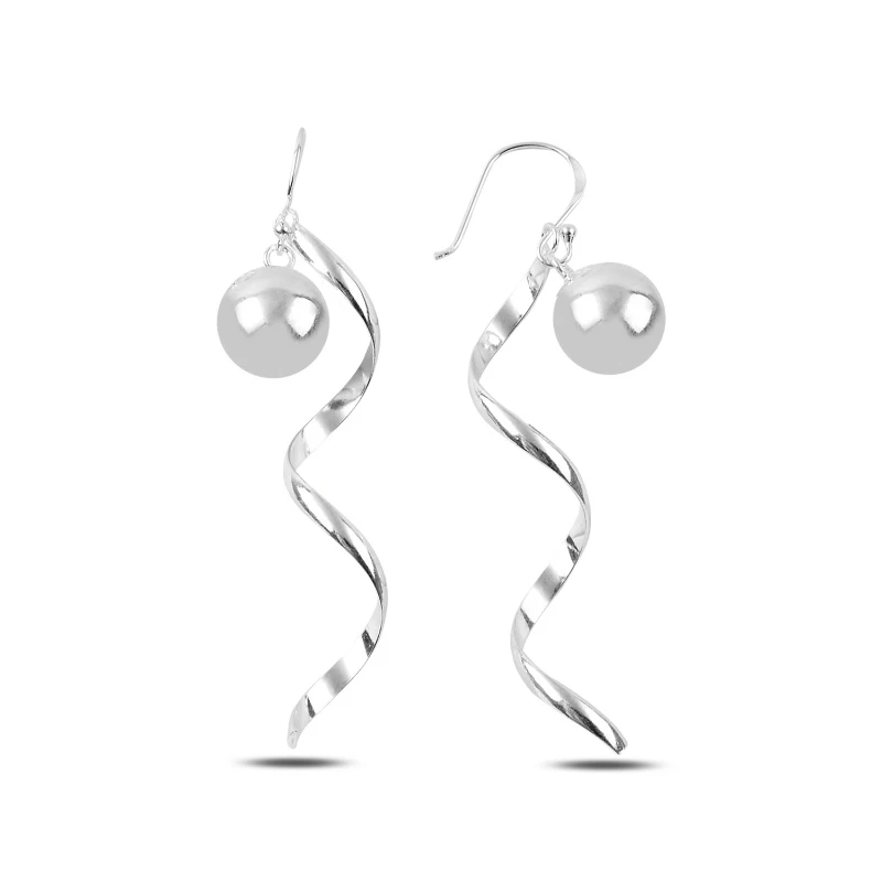 

Висячие серьги из 925 пробы серебра